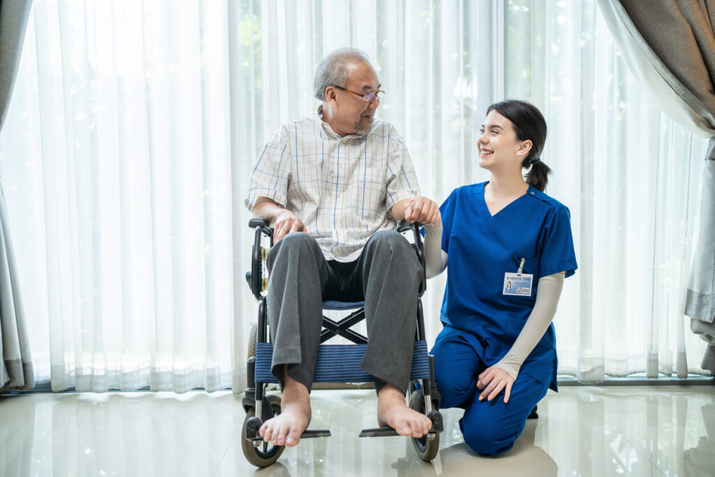 wheelchair-enjoy-stay-home-nursing-care |StoneBridge Senior Living|